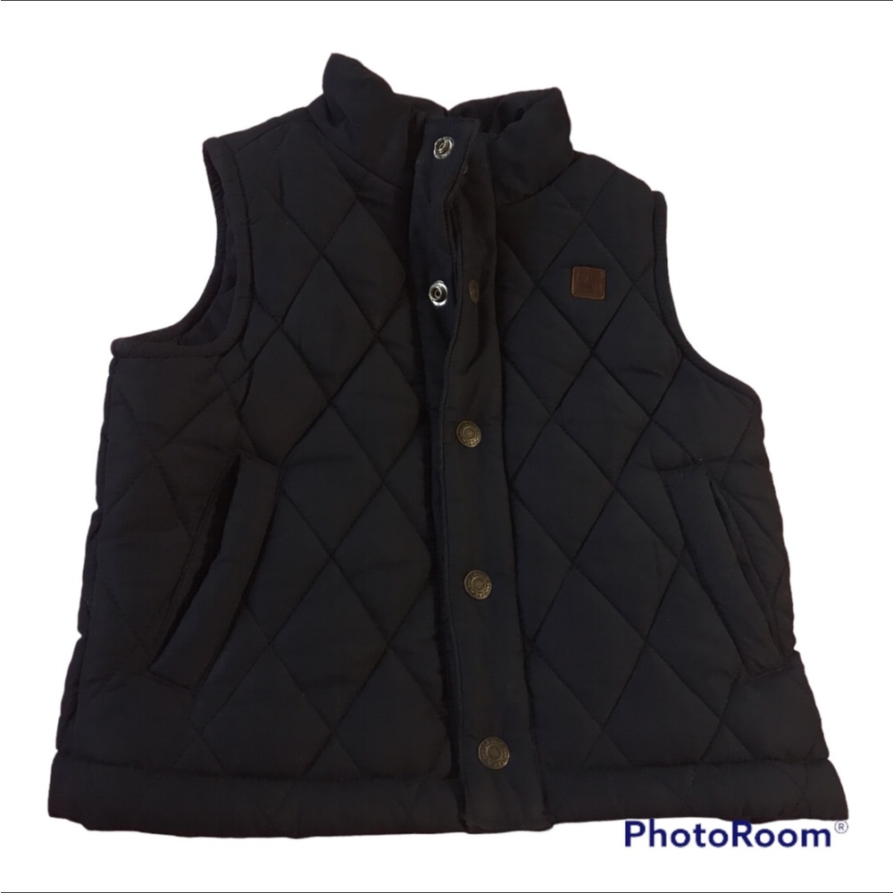 Janie and jack navy puffer vest